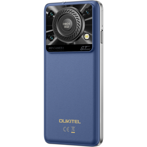 Telefon Oukitel C60 Pro, 4G, Octa-Core, 6.88' HD+ 90Hz, 24GB RAM / 256GB, 8D Sound, 10000mAh, NFC, Android 15, Blue [5]
