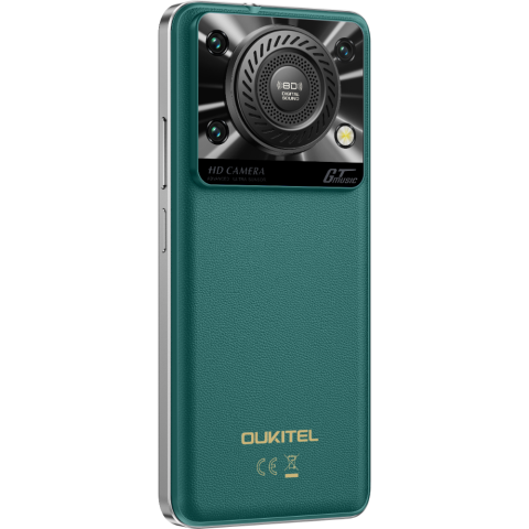 Telefon Oukitel C60 Pro, 4G, Octa-Core, 6.88' HD+ 90Hz, 24GB RAM / 256GB, 8D Sound, 10000mAh, NFC, Android 15, Green [4]