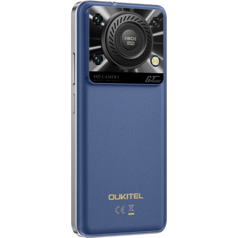 Telefon Oukitel C60, 4G, Octa-Core, 6.88' HD+ 90Hz, 16GB RAM / 128GB, 10000mAh, NFC, Android 15, Blue [4]