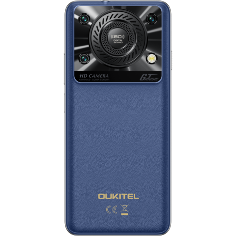 Telefon Oukitel C60, 4G, Octa-Core, 6.88' HD+ 90Hz, 16GB RAM / 128GB, 10000mAh, NFC, Android 15, Blue [9]