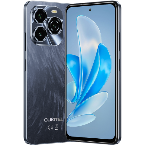 Telefoane & Tablete Oukitel - Telefon Oukitel C65, 4G, Octa-Core, 6.7-inch HD+ 90Hz, 16GB RAM/128GB, 5150mAh, NFC, Android 15, Dark Blue