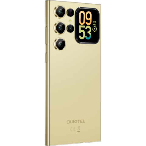 Telefon Oukitel C62, 4G, Octa-Core, Dual Display 6.88' HD+ 90Hz, 20GB RAM/128GB, 5150mAh, Android 15, Gold [4]