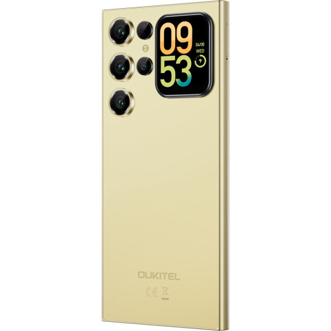 Telefon Oukitel C62, 4G, Octa-Core, Dual Display 6.88' HD+ 90Hz, 20GB RAM/128GB, 5150mAh, Android 15, Gold [6]