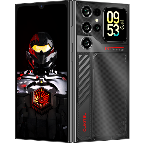 Telefon Oukitel C62 GT, 4G, Dual SIM, 6.88" 90Hz + 1.81-inch, Octa-Core, 128GB, 5150mAh, Android 16, Black [2]