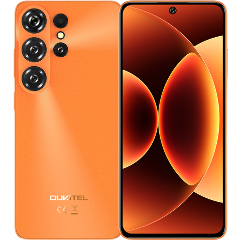Produse Oukitel - Telefon Oukitel C26, 4G, Dual SIM, 6.63" 90Hz, Octa-Core T615, 6GB RAM, 128GB, 5150mAh, Android 16, Orange