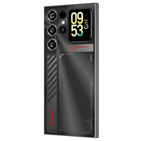 Telefon Oukitel C62 GT, 4G, Dual SIM, 6.88" 90Hz + 1.81-inch, Octa-Core, 128GB, 5150mAh, Android 16, Black [9]