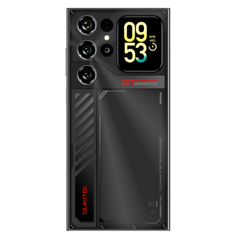 Telefon Oukitel C62 GT, 4G, Dual SIM, 6.88" 90Hz + 1.81-inch, Octa-Core, 128GB, 5150mAh, Android 16, Black [11]