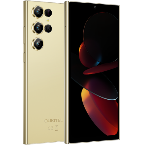 Telefon Oukitel C61 Pro, 4G, Octa-Core, 6.88' HD+ 90Hz, 24GB RAM / 256GB, 5150mAh, NFC, Android 15, Gold [1]