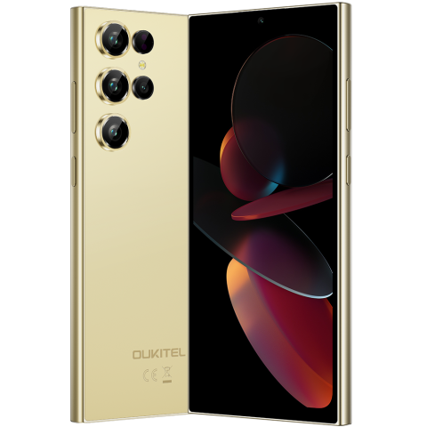 Telefoane & Tablete Oukitel - Telefon Oukitel C61 Pro, 4G, Octa-Core, 6.88' HD+ 90Hz, 24GB RAM / 256GB, 5150mAh, NFC, Android 15, Gold