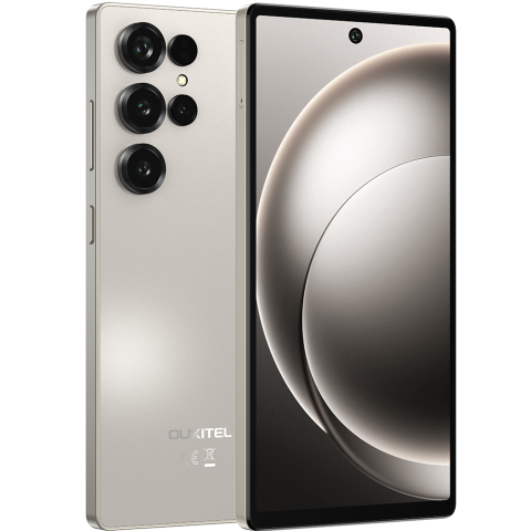 Telefon Oukitel C66, 4G, 6.73" 120Hz, Octa-Core T615, 8GB RAM, 256GB, NFC, 64MP, Android 16, Titanium Gray [1]