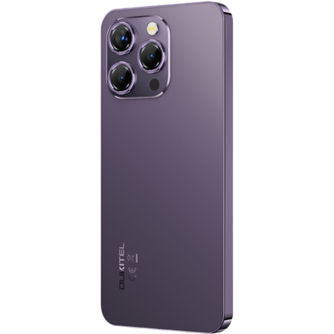 Smartphone Oukitel P1, 4G, 6.7" AMOLED 120Hz, Octa-Core Helio G99, 8GB + 24GB RAM, 256GB, NFC, Android 15, Purple [7]