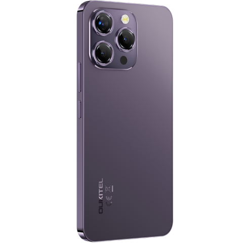 Smartphone Oukitel P1, 4G, 6.7" AMOLED 120Hz, Octa-Core Helio G99, 8GB + 24GB RAM, 256GB, NFC, Android 15, Purple [6]