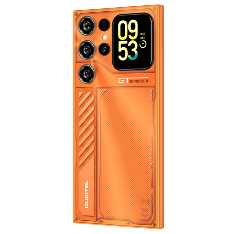 Telefon Oukitel C62 GT, 4G, Dual SIM, 6.88" 90Hz + 1.81-inch, Octa-Core, 128GB, 5150mAh, Android 16, Orange [9]
