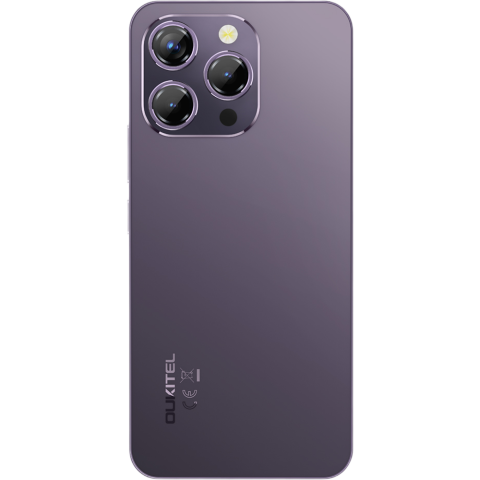 Smartphone Oukitel P1, 4G, 6.7" AMOLED 120Hz, Octa-Core Helio G99, 8GB + 24GB RAM, 256GB, NFC, Android 15, Purple [5]