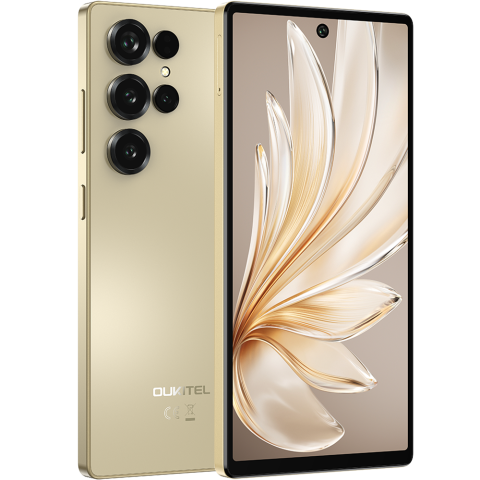 Telefon Oukitel C66, 4G, 6.73" 120Hz, Octa-Core T615, 8GB RAM, 256GB, NFC, 64MP, Android 16, Gold [1]