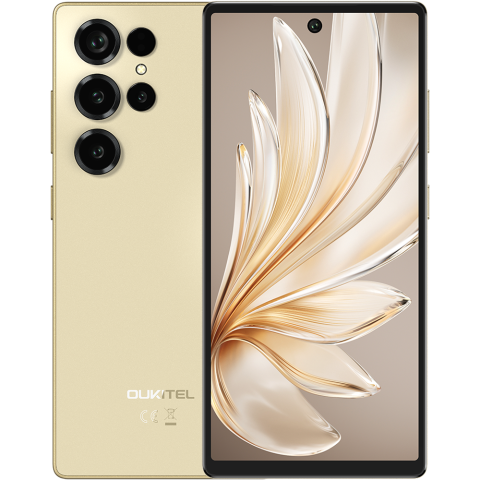Telefoane Mobile Oukitel - Telefon Oukitel C66, 4G, 6.73" 120Hz, Octa-Core T615, 8GB RAM, 256GB, NFC, 64MP, Android 16, Gold