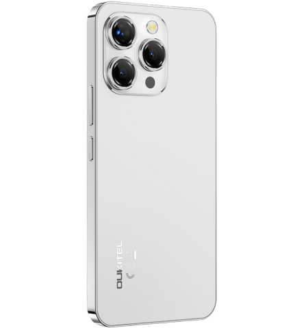 Telefon Oukitel P1, Dual SIM, 4G, 6.7-inch AMOLED FHD+ 120Hz, 24GB RAM / 256GB, 5150mAh, NFC, Android 15, White [6]