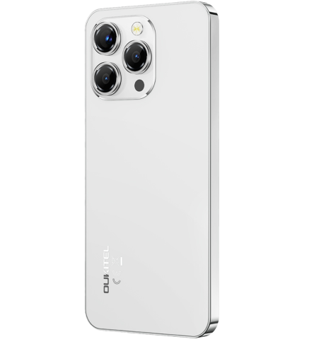 Telefon Oukitel P1, Dual SIM, 4G, 6.7-inch AMOLED FHD+ 120Hz, 24GB RAM / 256GB, 5150mAh, NFC, Android 15, White [5]