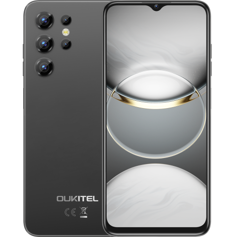 Telefoane & Tablete Oukitel - Telefon Oukitel C1 (2025), Dual SIM, 4G, IPS 6.52-inch, 16GB RAM / 128GB, 5150mAh, NFC, Android 15, Black