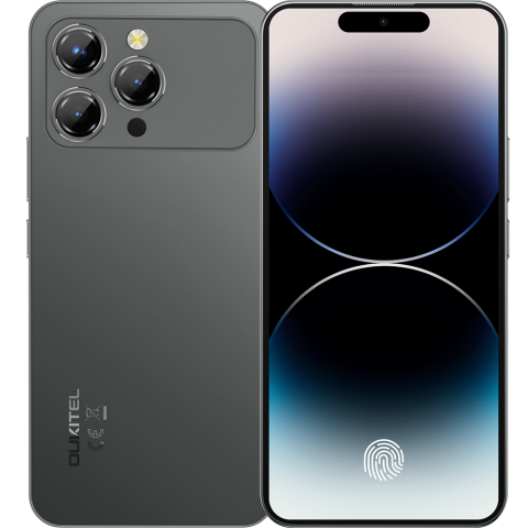 Telefoane & Tablete Oukitel - Telefon Oukitel P1 Pro, 4G, 6.7' AMOLED FHD+ 120Hz, 32GB RAM / 512GB, 5150mAh, NFC, Android 15, Black