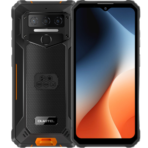 Produse Oukitel - Telefon Oukitel WP23S, 4G, Dual SIM, 6.52-inch, Octa-Core T615, 4GB RAM, 64GB, NFC, 10600mAh, Android 13, Orange