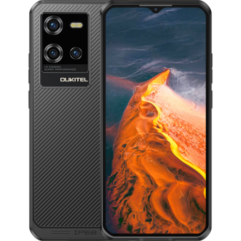TELEFOANE & TABLETE - Telefon Oukitel WP50 5G Dual SIM 6.6-inch 8-Core 16GB RAM + 256GB NFC GPS IP68/IP69K Android 14 Black