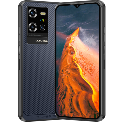 Telefoane & Tablete Oukitel - Telefon Oukitel WP50, 5G, Octa-Core Dimensity 6100+, 6.6' HD+, 16GB RAM, 256GB, NFC, IP69/IP69K, Android 14, Blue