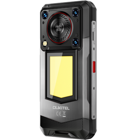 Telefon Oukitel WP56, 5G, Octa-Core Dimensity 7050, 6.8' FHD+ 120Hz, 256GB, 16000mAh, NFC, IP69/IP69K, Android 15, Black [6]