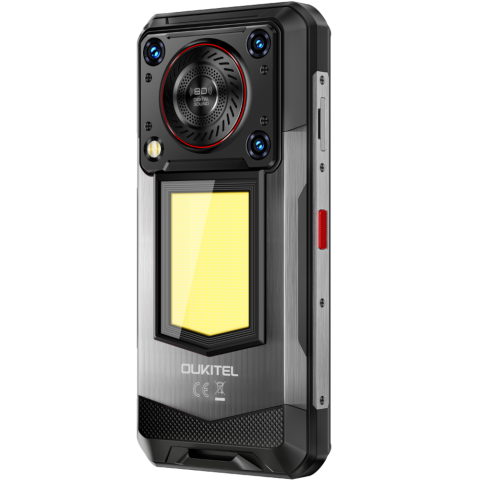 Telefon rugged Oukitel WP56, 5G, 6.8" 120Hz, 12GB RAM, 512GB, 16000mAh, NFC, Android 15, Black [6]