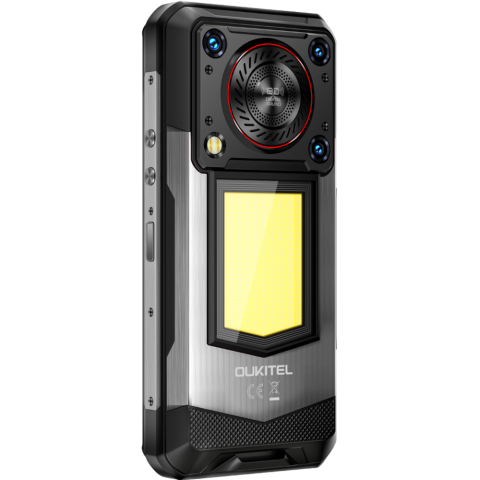 Telefon Oukitel WP56, 5G, Octa-Core Dimensity 7050, 6.8' FHD+ 120Hz, 256GB, 16000mAh, NFC, IP69/IP69K, Android 15, Black [7]