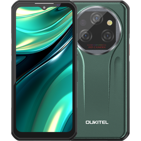 Telefoane & Tablete Oukitel - Oukitel WP39 Pro, 5G, Octa-Core, 6.6' 2K IPS, 512GB, 11000mAh, NFC, IP69/IP69K, Android 14, Green