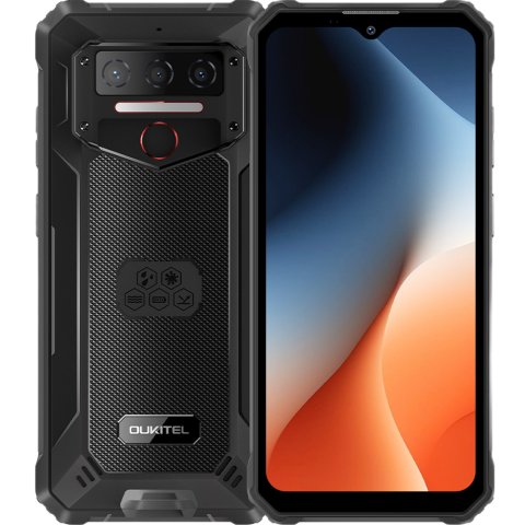Produse Oukitel - Telefon Oukitel WP23S, 4G, Dual SIM, 6.52-inch, Octa-Core T615, 4GB RAM, 64GB, NFC, 10600mAh, Android 15, Black