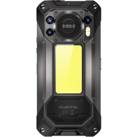 Telefon Oukitel WP61, 5G, Dual SIM, 6.8" 120Hz, Dimensity 7025, 12GB RAM, 512GB, NFC, 108MP Night Vision, 20000mAh, Android 16, Black [1]