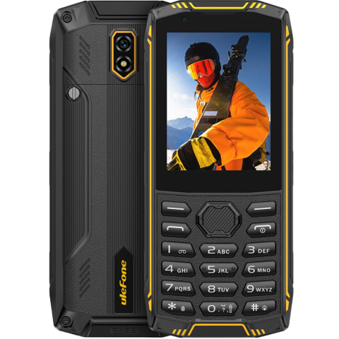 Telefoane Mobile Ulefone - Telefon rugged cu butoane Ulefone Armor Mini 5, 4G, Dual SIM, 2.8" Touchscreen, Quad-Core, 1GB RAM, 8GB, Wi-Fi, 2500mAh, Android 11