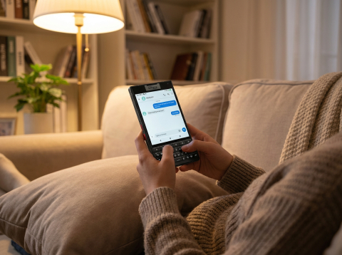 Unihertz Titan 2, 5G, Tastatura QWERTY, Display Touchscreen 4.5" + 2", Dimensity 7300, 12GB RAM, 512GB, NFC, 5050mAh, Android 16 [7]