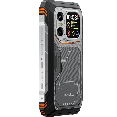 Telefon rugged Blackview Xplore 1 5G Dual SIM 16GB+ 512GB Dual Display 6.78" 2K 120Hz + 2-inch NFC 20000mAh Android 15 Orange [6]