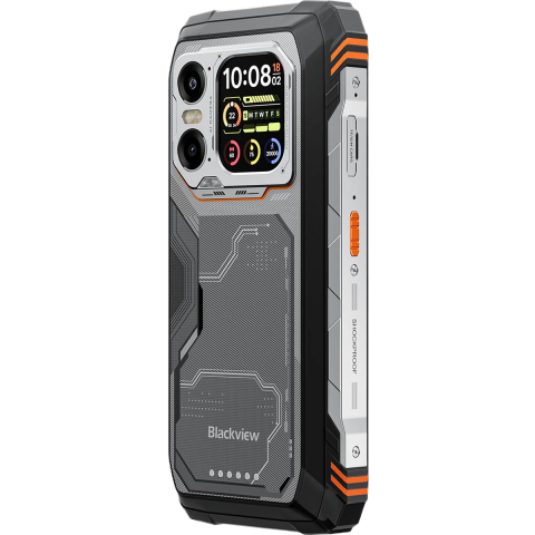 Telefon rugged Blackview Xplore 1 5G Dual SIM 16GB+ 512GB Dual Display 6.78" 2K 120Hz + 2-inch NFC 20000mAh Android 15 Orange [5]