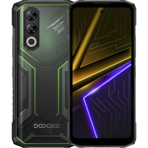 Produse Doogee - Telefon rugged Doogee Blade20 Max, 4G, 6.6-inch 120Hz, Helio G100, 12GB RAM, 1TB, NFC, 11800mAh, Android 15, Green