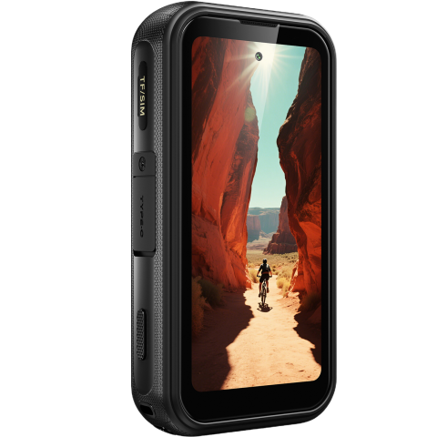 Telefon mini Fossibot F116 Pro cu Action Camera 4K Ultra-Wide, 5G, Dual SIM, 4-inch 120Hz, Dimensity 7300, 12GB RAM, 256GB, Optical Image Stabilization, NFC, 3600mAh, Android 16, Grey [4]