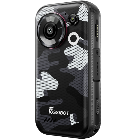 Telefon mini Fossibot F116 Pro cu Action Camera 4K Ultra-Wide, 5G, Dual SIM, 4-inch 120Hz, Dimensity 7300, 12GB RAM, 256GB, Optical Image Stabilization, NFC, 3600mAh, Android 16, Grey [5]