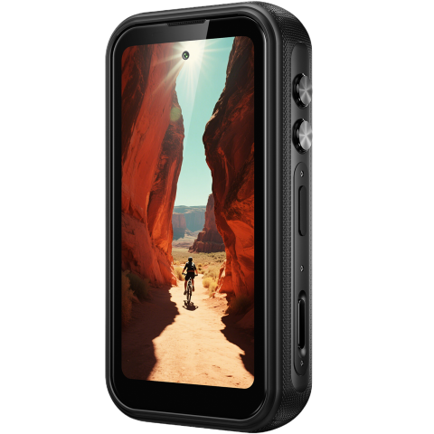 Telefon mini Fossibot F116 Pro cu Action Camera 4K Ultra-Wide, 5G, Dual SIM, 4-inch 120Hz, Dimensity 7300, 12GB RAM, 256GB, Optical Image Stabilization, NFC, 3600mAh, Android 16, Grey [3]