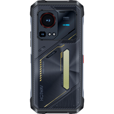 Telefon rugged Hotwav Hyper 7s, 5G, 6.6" 120Hz, 8-Core T8200, 256GB, NFC, RGB Light, Android 15, Yellow [2]