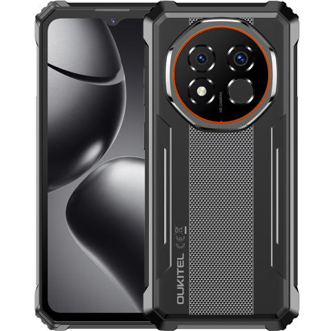 Telefoane Mobile Oukitel - Telefon Oukitel G6, 4G, Dual SIM, 6.52" HD+ 90Hz, Octa-Core T615, 8GB RAM, 256GB, NFC, 10600mAh, Android 16, Black