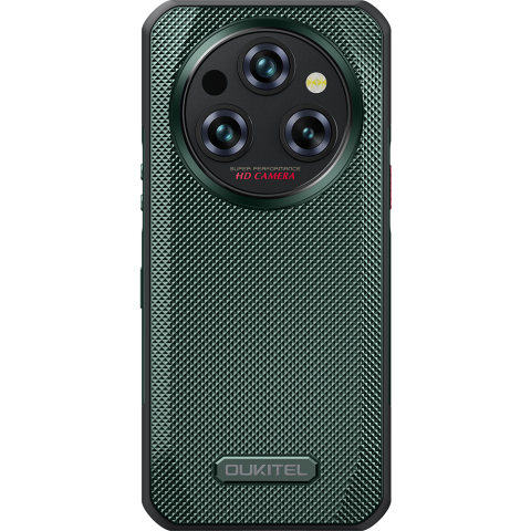 Telefon Oukitel WP35, 5G, Dual SIM, 6.6" 2K, MTK Dimensity 6100 Plus, 8GB RAM, 256GB, NFC, 11000mAh, Android 14, Green [10]