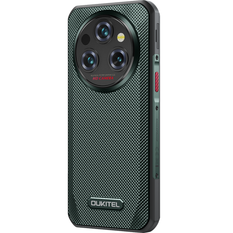 Telefon Oukitel WP35, 5G, Dual SIM, 6.6" 2K, MTK Dimensity 6100 Plus, 8GB RAM, 256GB, NFC, 11000mAh, Android 14, Green [5]