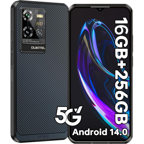 Others Brands - Mobile phone Oukitel WP50 5G Dual SIM 256GB NFC Android 14 Blue