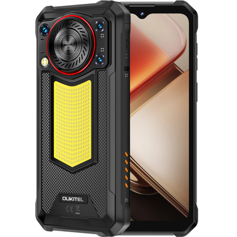Produse Oukitel - Telefon rugged Oukitel WP53, 4G, 6.52-inch HD+, 8GB RAM, 128GB, 11000mAh, NFC, Android 15, Black