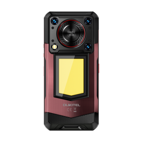 Telefon rugged Oukitel WP56, 5G, 6.8" 120Hz, Dimensity 7050, 8GB RAM, 256GB, NFC, 108MP, 16000mAh, Android 15, Red [2]