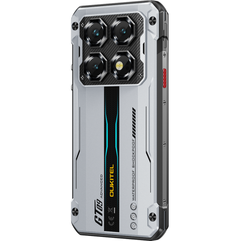 Telefon rugged Oukitel WP60, 5G, 7.2" IPS 120Hz, Dimensity 7025, 8GB RAM, 256GB, NFC, Android 15, Silver [5]