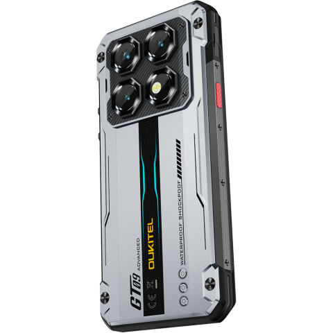 Telefon rugged Oukitel WP60, 5G, 7.2" IPS 120Hz, Dimensity 7025, 8GB RAM, 256GB, NFC, Android 15, Silver [10]